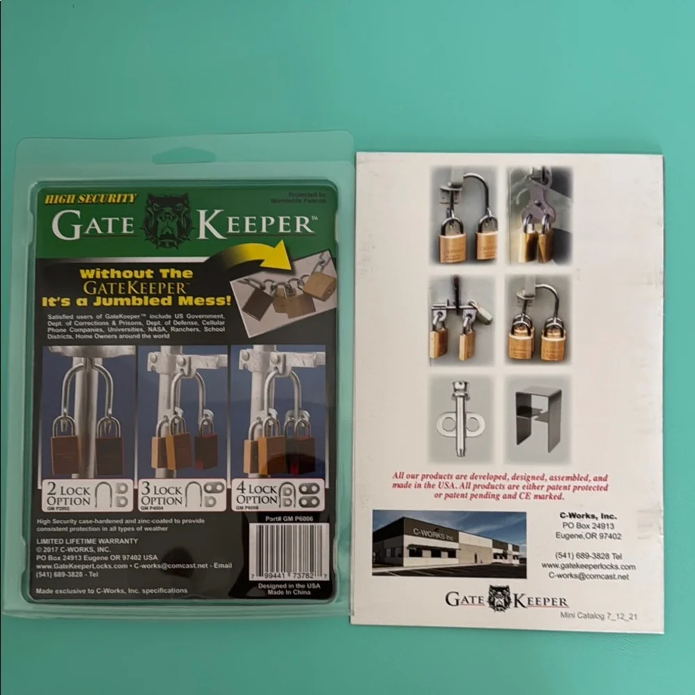 Gate Keeper Security Locking Hardware